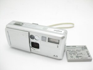 ★ハローカメラ★1円スタート★4741 SANYO Xacti DSC-J4 37-104mm 400万画素●【本体とバッテリーのみ】 動作品 現状 即決あり