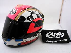 【送料無料】外装良品 Arai アライ RX-7 RR2 Schwantz シュワンツ スモークシールド付き フルフェイスヘルメット 当時物