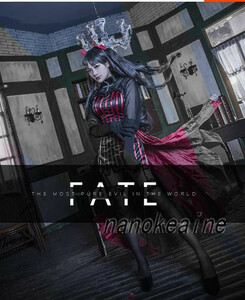 Fate stay night 遠坂凛 黒化版 コスプレ衣装 風(ウィッグ 靴別売り)