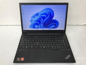 ●[Windows11] Ryzen搭載 15.6型ノート Type-C給電 Lenovo ThinkPad E585 (AMD Ryzen3 2200U 2.5GHz/8GB/SSD 256GB/Wi-Fi/Webカメラ)