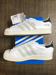 レア未使用新品◇adidas ORIGINALS/オリジナルス『SUPERSTAR/スーパースター FV2808』◇27.5cm◇ホワイト×生成り・黒◇元箱有