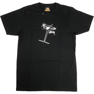 STUSSY ステューシー 24SS MARTINI TEE BLACK Tシャツ 黒 Size 【L】 【新古品・未使用品】 20800384