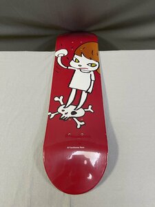 【模写】奈良美智 MoMA スケートボード Yoshitomo Nara Solid Fist Skateboard Deck Red レッド 本体のみ 中古 TN 1