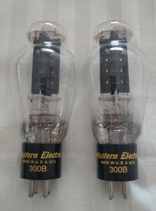 Western Electric 300B ペア　0713　完実電気