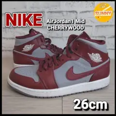 NIKE AirJordan1 Mid CHERRYWOOD