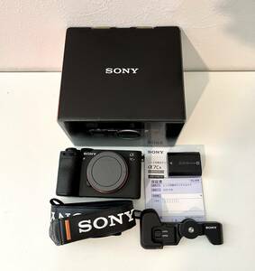 超美品 SONY ソニー ILCE-7CR α7CR ブラック デジタル 一眼カメラ ボディ Eマウント カメラ