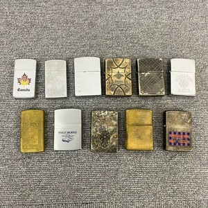 K251-SB2-1327 ▲ Zippo ジッポ 喫煙具 オイルライター シルバー ゴールド カナダ ユニバーシティーハワイ 11点セット まとめ売り