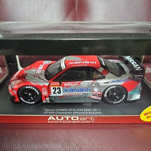 AUTO art 1/18 Xanavi NISMO R34 GT-R #23 2003JGTC GT500 Champion（Round 8 Suzuka）美品 未展示 暗所保管