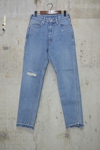 メゾンエウレカ　MAISONEUREKA　ストレート　ジーンズ　デニム　パンツ　S　STRAIGHT　JEANS D0186