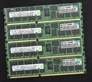 32GB (8GB 4枚組) DDR3L PC3L-10600R DDR3L-1333 REG 2Rx4 240pin ECC Registered Samsung サーバー MacPro向け (管:SA5819