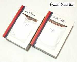 ◇e232新品国内正規品 定価7,040円ポールスミス Paul Smith クルーネックアンダーTシャツ2枚セット【LL】白 インナー　ラウンジウエア