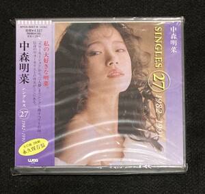 ※送料無料※ 新品未開封 中森明菜 アルバム シングルス 27 1982-1991 1994年発売 2枚組 SINGLES ワーナーミュージック WPC6 8057-8 