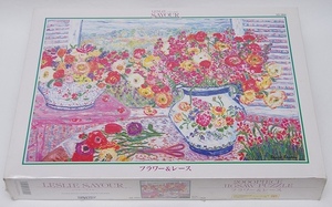 レスリー セイヤー LESLIE SAYOUR 「フラワー＆レース」FLOWERS AND LACE ジグソーパズル 2000ピース ビバリー 未開封 JIGSAW PUZZLE 廃番