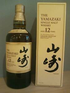 山崎12年 700ml 43度 サントリーウイスキー 1本 カートン(化粧箱 ギフト箱)付 ポイントシール付2019年12月末 YAMAZAKI SUNTORY WHISKY