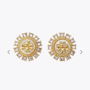 新品未使用　Tory Burch トリーバーチ キラ クリスタル スタッズ ピアス　プレゼント