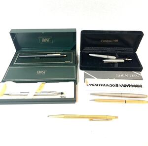 1円〜 万年筆 ボールペンおまとめ売り CROSS クロス UUATEAMAN SHEAFFER 文房具