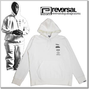 リバーサル reversal MULTI LOGO BACK FLEECE HOODIE rv22aw204-WHITE-XL スウェット パーカー プルオーバー