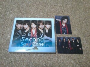 Sexy Zone【Sexy Second】★アルバム★初回限定盤B・CD+DVD★トレカ2枚封入（集合・佐藤勝利）★