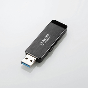USB3.0対応USBメモリ 16GB 情報漏洩対策としてパスワードロック機能と共にハードウェアAES256bit暗号化機能を搭載: MF-ENU3A16GBK