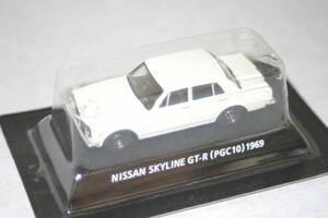 コナミ 絶版名車 ニッサン スカイライン GT-R 白 1969　