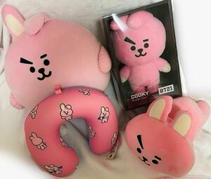 BTS BT21 COOKY 公式 完売品 グッズ ぬいぐるみ スタンディングドール クッション ネックピロー JUNGKOOK ジョングク