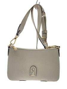 FURLA◆アテナ/ATENA/ショルダーバッグ/レザー/GRY/無地/WB00397