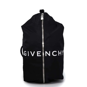 ジバンシー リュック ロゴ Gジップ ナイロン GIVENCHY リュックサック メンズ 黒 【安心保証】