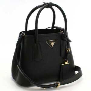 プラダ PRADA トートバッグ ブランド ハンドバッグ トライアングルロゴ 1BG443　2A4A V XOO　F0002 NERO ブラック bag-01 フォーマルバッグ