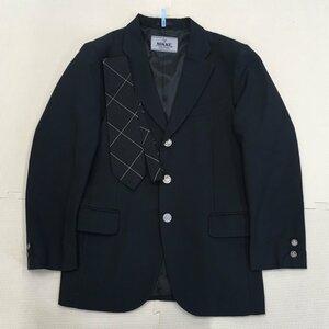 AT192-1 (中古) 栃木県 さくら清修高校 男子学生服 ブレザー ネクタイ 2点セット /165A/NIKKE/冬服/冬用/中学校/制服/学生服/男子学生