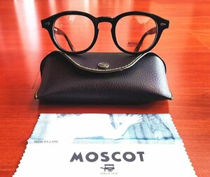 名作モデル☆新品☆ MOSCOT モスコット LEMTOSH レムトッシュ ウェリントン眼鏡 メガネ ・ジョニーデップ愛用モデル・黒