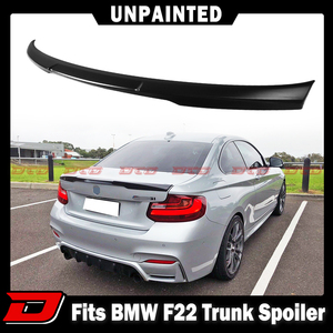 【即納品】M4 Type BMW 2シリーズ F22 F87 M2 クーペ ABS エアロ トランクスポイラー リヤスポイラー 未塗装品 素地 2014-2022