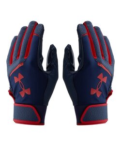 1573752-UNDER ARMOUR/UAヤード バッティンググローブ 野球 手袋 両手用/LG