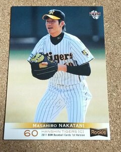 ★BBM2011　1st　NO.214　阪神タイガース　中谷将大　ルーキーカード★