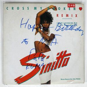 見本盤 SINITTA/CROSS MY BROKEN HEART/VICTOR VIL1029 12