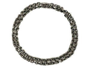 24インチ CHROME HEARTS クロムハーツ PAPER CHAIN 24 PPR CHN ペーパーチェーン ネックレス 14K SILVER925