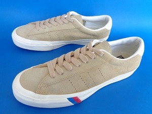 13978■PRO-KEDS ROYAL PLUS プロケッズ ロイヤルプラス スエード ベージュ レザー 9 EN10 27 cm アメリカンラグシー