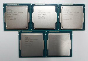 【BIOS起動OK】5個set Intel CPU i7-4770/4790/PCパーツ インテル デスク用 クリックポスト N052202