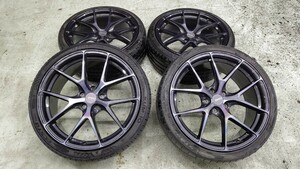 GRORA GS15V 19×8.5J+38 PCD112 中古4本セット AUDI・VW・Mercedes Benz