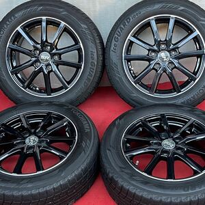 バリ溝。SR STRANGER ストレンジャー 16インチ×6.5J +53 114.3 5穴 YOKOHAMA 205/60R16スタッドレス4本。ノア ヴォクシー ステップワゴン