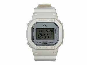 CASIO / カシオ G-SHOCK MHL マーガレットハウエルコラボ DW-5600VT クォーツ ラバーベルト メンズ 文字盤ブラック/ホワイト