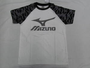 442　（ミズノ)MIZUNO ビッグロゴカモJR Tシャツ　白150