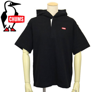 CHUMS (チャムス) CH00-1334 Keystone Oversize SS Parka レディース キーストーンオーバーサイズショートスリーブパーカー CMS096 K001Bla