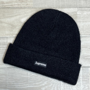 Supreme/シュプリーム/Mohair Beanie/モヘアビーニー/ニットキャップ/ブラック/スモールボックスロゴ