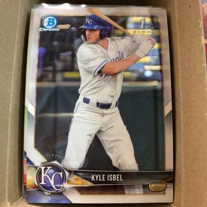 2018 bowman draft kyle isbel chrome