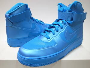 【送料無料】2011年 NIKE AIR FORCE 1 HI HYP PRM BLUE GLOW エアフォース1 ネオンカラー Hyperfuse ブルーグロー 454433-400 US9.5/27.5cm