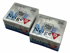 新品 未使用品 SONY ソニー 録音用 MD Neige 74分 5パック 2個セット 5MDW74G ミニディスク オーディオ機器 記録媒体 本体 音楽 日本