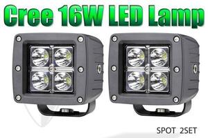 LEDフォグランプ LEDランプ（2個set）cree LED コンパクト キューブランプ スポット