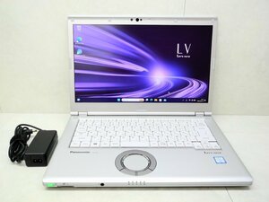 ☆1円スタート☆第8世代☆CF-LV8RDHVS.累積5450.高解像度1920×1080☆Core i5 1.60GHz/8GB/SSD256GB/無線/カメラ/Office/Win11 DtoD領域☆