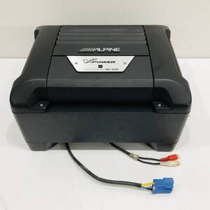 ●アルパイン MRP-M350 ウーハー ALPINE アンプ内蔵 サブウーハー カーオーディオ 音響機器 MONO POWER AMPLIFIER L1434