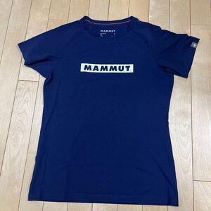 MAMMUT★マムート★Tシャツ ★半袖★レディース★Lサイズ★ネイビー★紺★ロゴM